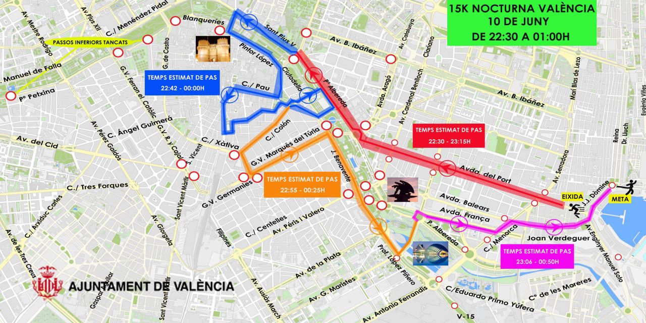  Alrededor de 15.000 corredores competirán el próximo sábado en una cita única en el calendario de la ciudad