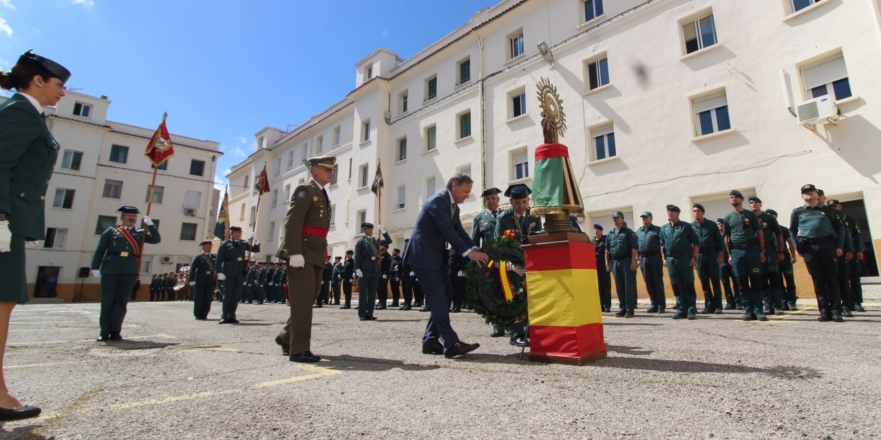  El delegado de Gobierno preside el acto conmemorativo del 173 aniversario de la Fundación de la Guardia Civil