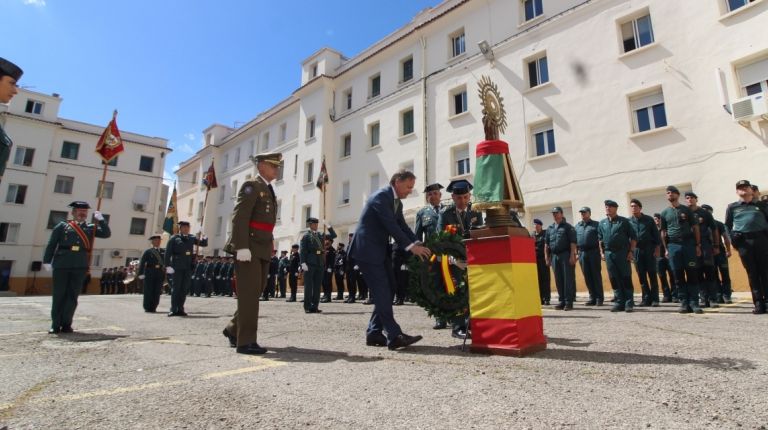 El delegado de Gobierno preside el acto conmemorativo del 173 aniversario de la Fundación de la Guardia Civil