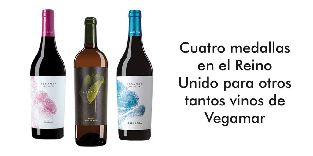  Cuatro medallas en el Reino Unido para otros tantos vinos de Vegamar