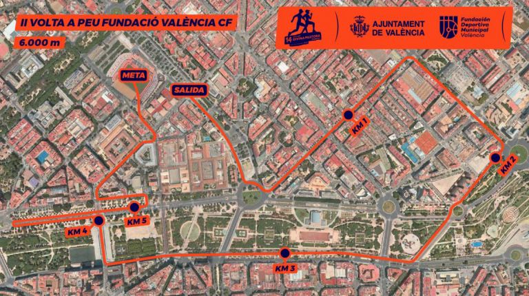 LA FUNDACIÓN DEPORTIVA MUNICIPAL ORGANIZA ESTE DOMINGO LA VOLTA A PEU FUNDACIÓN VALENCIA CF