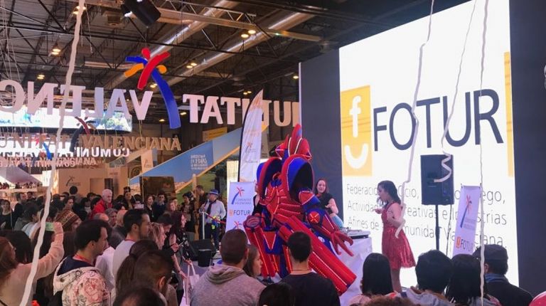 EL STAND DE LA COMUNIDAD VALENCIANA, EL MÁS ANIMADO DE FITUR 2018 CON LOS DJ S DE FOTUR