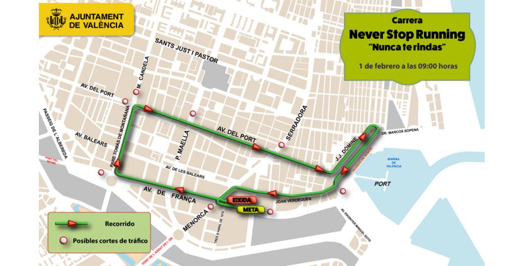  El distrito de Camins al Grau acoge la XI Carrera Never Stop Running este domingo