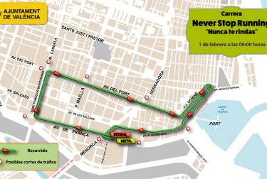 El distrito de Camins al Grau acoge la XI Carrera Never Stop Running este domingo