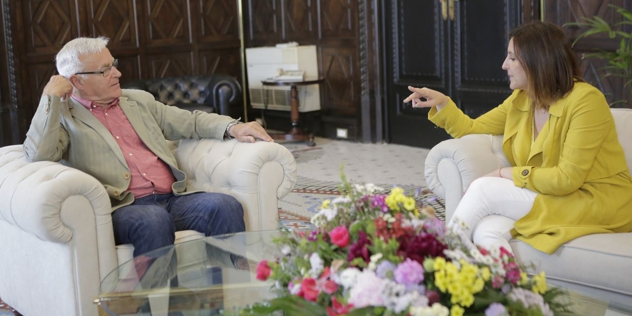  Encuentro entre Joan Ribó y María José Catalá después de las elecciones del domingo