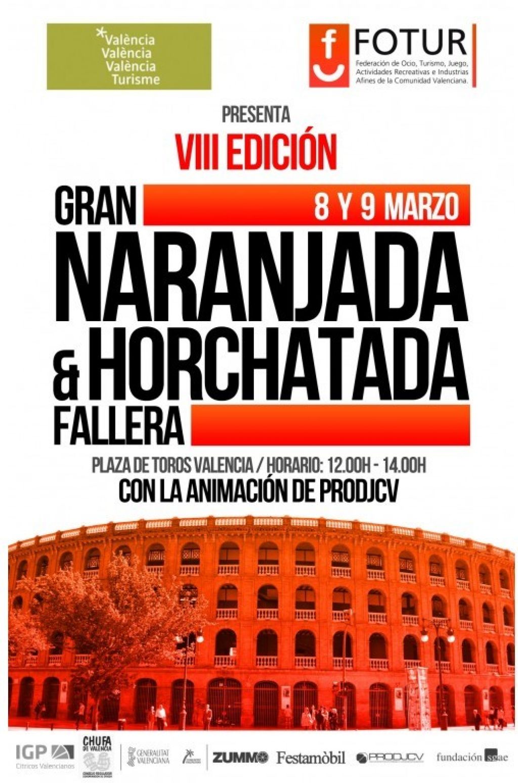  Naranjada y Horchatada Fallera los días 8 y 9