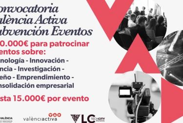València Activa convoca subvenciones para celebrar eventos relacionados con la innovación, el diseño y la tecnología 