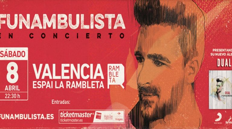 Funambulista concierto de presentación en Valencia
