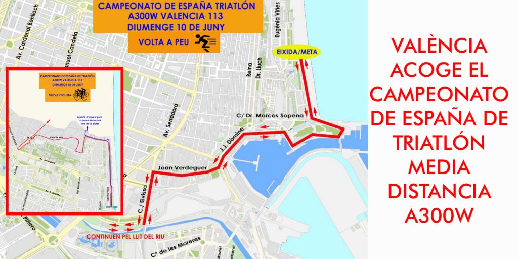  València acoge este domingo la Copa de España de Triatlón de Media Distancia