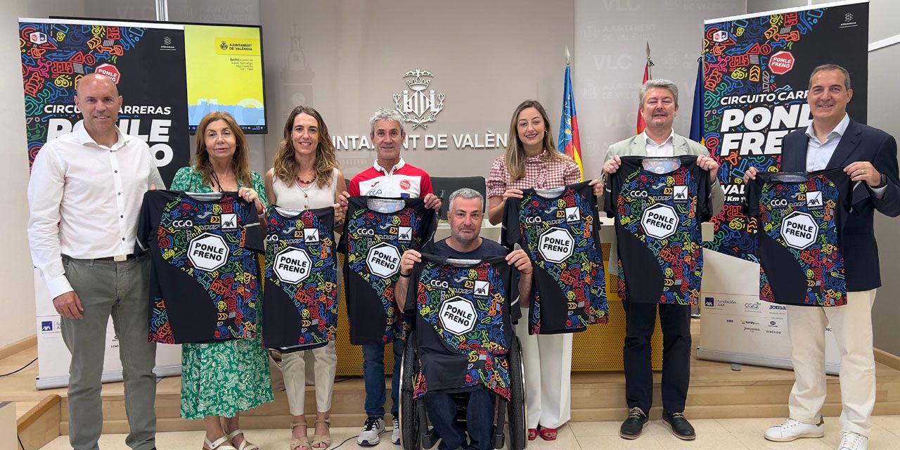  València corre este sábado contra los accidentes de tráfico en la nueva convocatoria del Circuito de Carreras “Ponle Freno 2025”