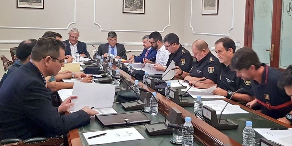  La Delegación del Gobierno incrementa  los efectivos policiales para garantizar que el 9 d’Octubre “sea la fiesta de toda la ciudadanía”