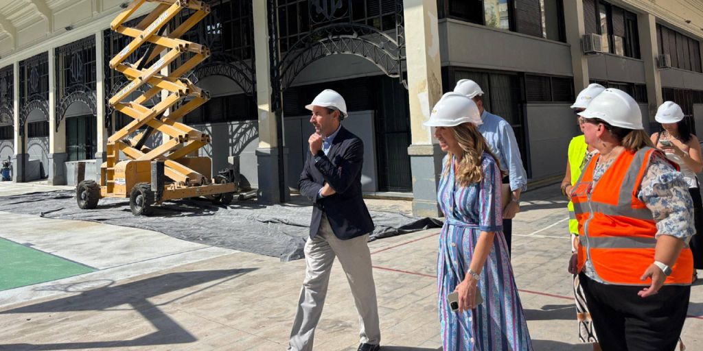  Las obras de rehabilitación del complejo municipal de Abastos siguen a buen ritmo y acabarán en el plazo previsto