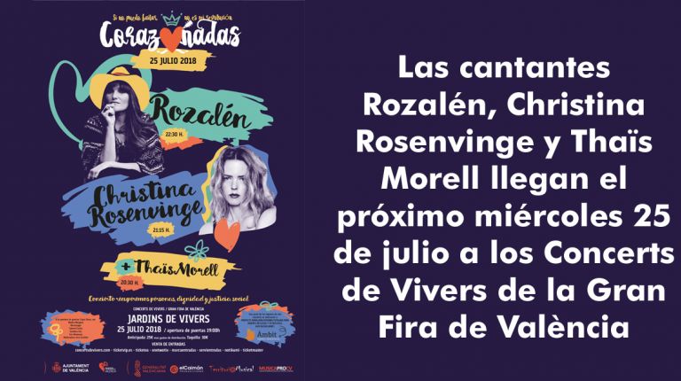 LA PARTE MÁS SOLIDARIA DE LOS CONCERTS DE VIVERS LLEGA CON ‘CORAZONADAS'