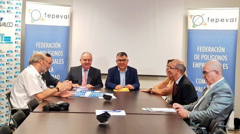 El delegado del Gobierno  se reúne con la Federación de Polígonos Empresariales de la Comunidad Valenciana