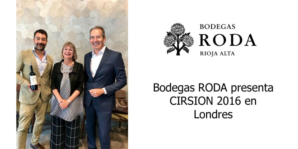  Bodegas RODA presenta CIRSION 2016 en Londres