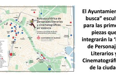 El Ayuntamiento “busca” escultor para las primeras piezas que integrarán la ‘Ruta de Personajes Literarios y Cinematográficos’ de la ciudad