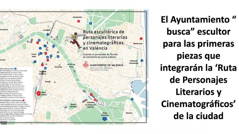 El Ayuntamiento “busca” escultor para las primeras piezas que integrarán la ‘Ruta de Personajes Literarios y Cinematográficos’ de la ciudad