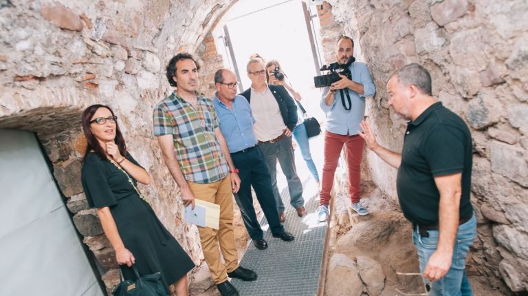 Sagunt recupera el espacio patrimonial del entorno del muro del Temple de Diana con la ayuda de la Diputación