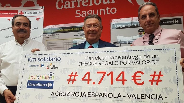 FUNDACIÓN SOLIDARIDAD CARREFOUR DONA 4.174 EUROS A CRUZ ROJA VALENCIA 