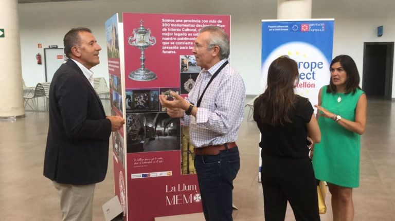 La Diputación de Castellón inicia en el Aeropuerto la exposición itinerante del Patrimonio Cultural de la Provincia