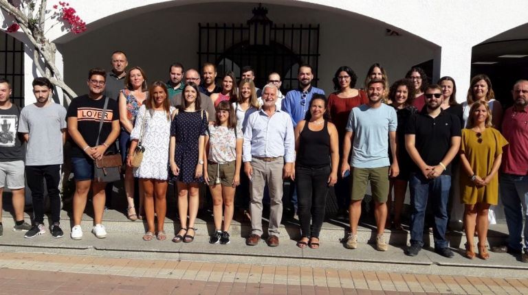 Se incorporan al Ayuntamiento de Altea los 18 jóvenes del programa Avalem Joves Plus