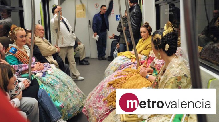 Metrovalencia ofrecerá 120 horas ininterrumpidas de servicio de metro y tranvía del 15 al 20 de marzo