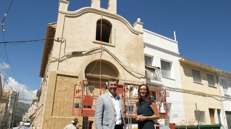 Xeraco rehabilita su Ermita con la ayuda de la Diputación