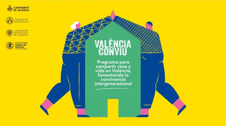 València promueve entre personas mayores y jóvenes universitarios la oportunidad de compartir hogar y tiempo 