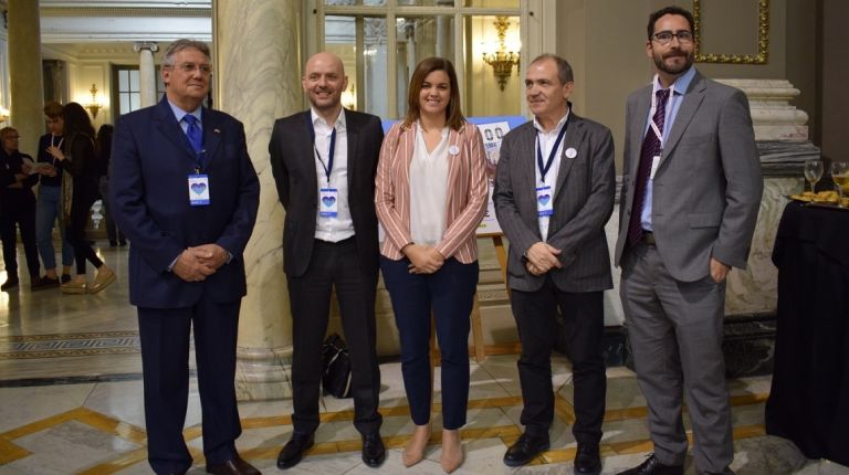 Sandra Gómez recibe al director general del grupo Air France-KLM para España y Portugal