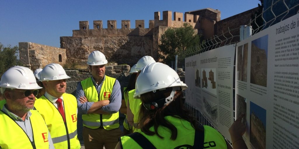  El Gobierno realiza trabajos de emergencia en 5 puntos del Castillo de Sagunt para preservar el esplendor de este monumento declarado Bien de Interés Cultural  