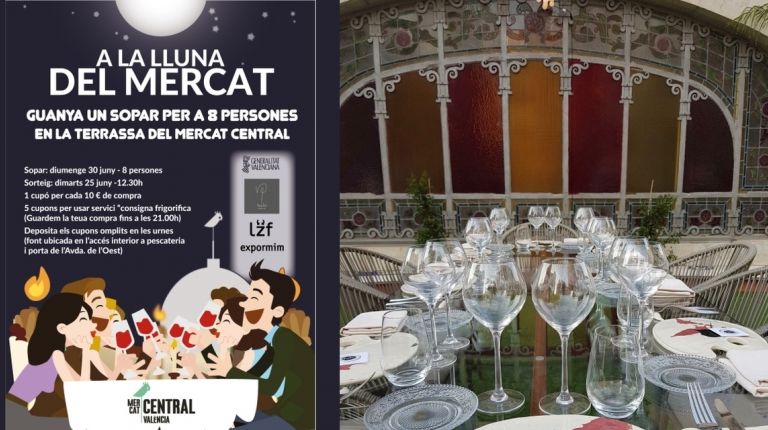 El Mercado Central sortea entre sus clientes una cena para celebrar la Nit de Sant Joan  