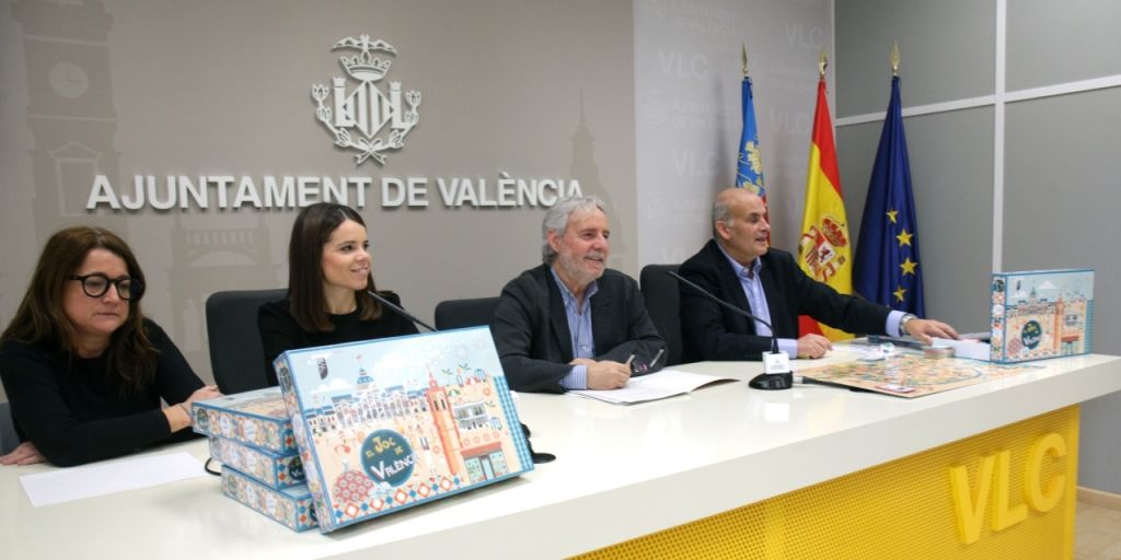  Joc de valència, un juego para toda la familia que representa los comercios tradicionales y los edificios más emblemáticos de la ciudad