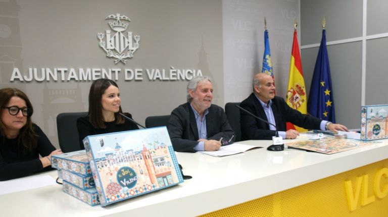 Joc de valència, un juego para toda la familia que representa los comercios tradicionales y los edificios más emblemáticos de la ciudad