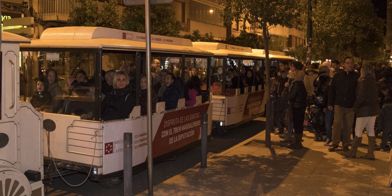  Los Trenes Magdaleneros de la Diputación llenan en todas sus rutas con una excelente acogida de los castellonenses