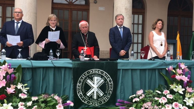 El delegado del Gobierno ha asistido a la apertura del curso 2017/2018 de la Universidad Católica de Valencia