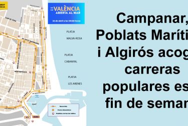 Campanar, Poblats Marítims i Algirós acogen carreras populares este fin de semana