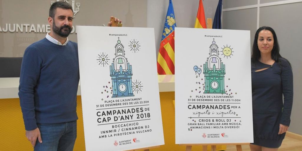  LA FIESTA «CAMPANADES DE CAP D’ANY 2018» EN LA PLAZA DE L’AJUNTAMENT VISIBILIZA A LA MUJER VALENCIANA TAMBIÉN COMO DJ