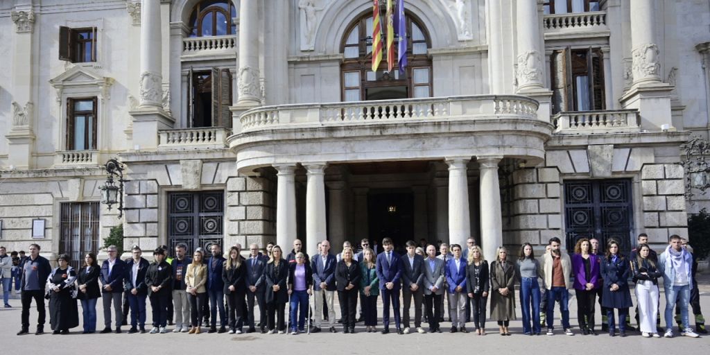 València recuerda a las víctimas de la dana en el primer aniversario del 29 de octubre