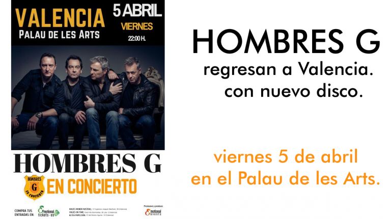 Hombres G regresan a Valencia con nuevo disco