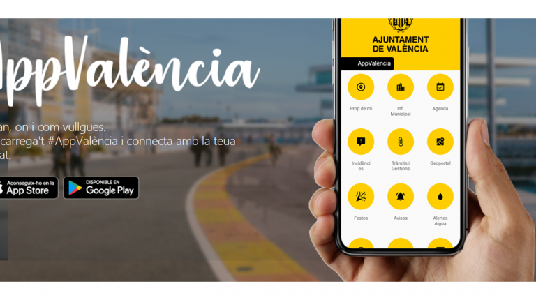 El Ayuntamiento potencia el envío de avisos a los teléfonos móviles a través de appvalència 