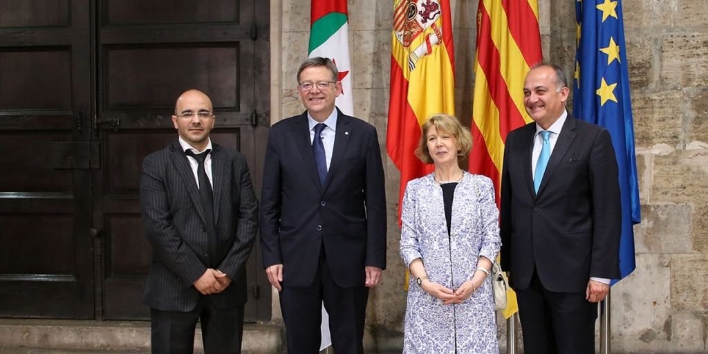  Puig recibe a la embajadora de Argelia en España, Taous Feroukhi