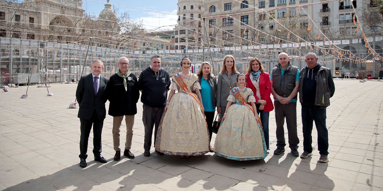  La alcaldesa de València, María José Catalá, ha recibido hoy a la infanta Elena