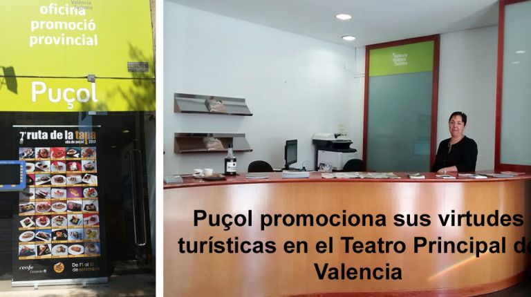 Puçol promociona sus virtudes turísticas en el Teatro Principal de Valencia