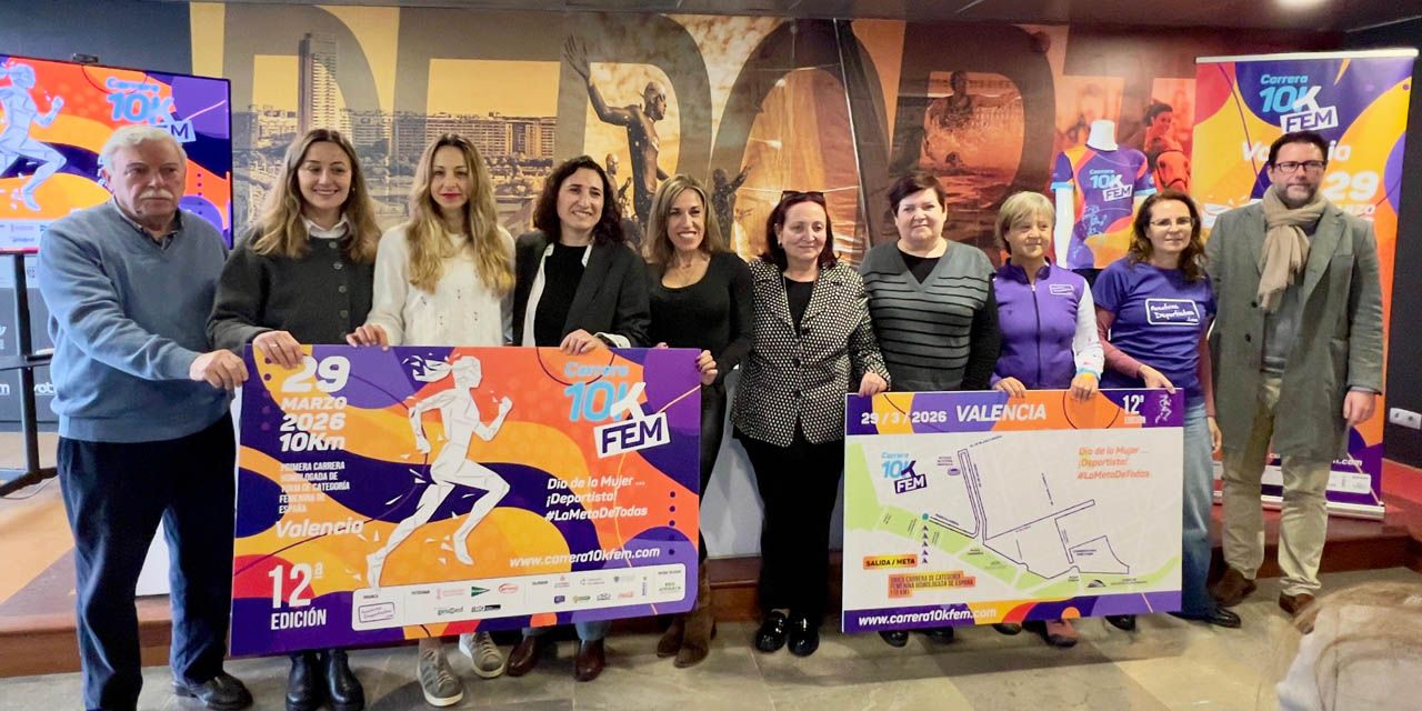  València reunirá a más de 3.000 mujeres en la 12ª edición de la 10KFem que supera su propio récord con nuevo recorrido