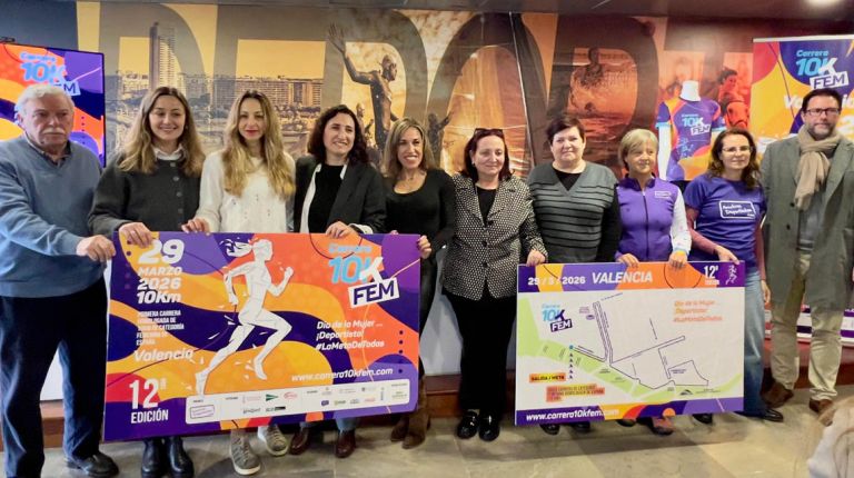 València reunirá a más de 3.000 mujeres en la 12ª edición de la 10KFem que supera su propio récord con nuevo recorrido