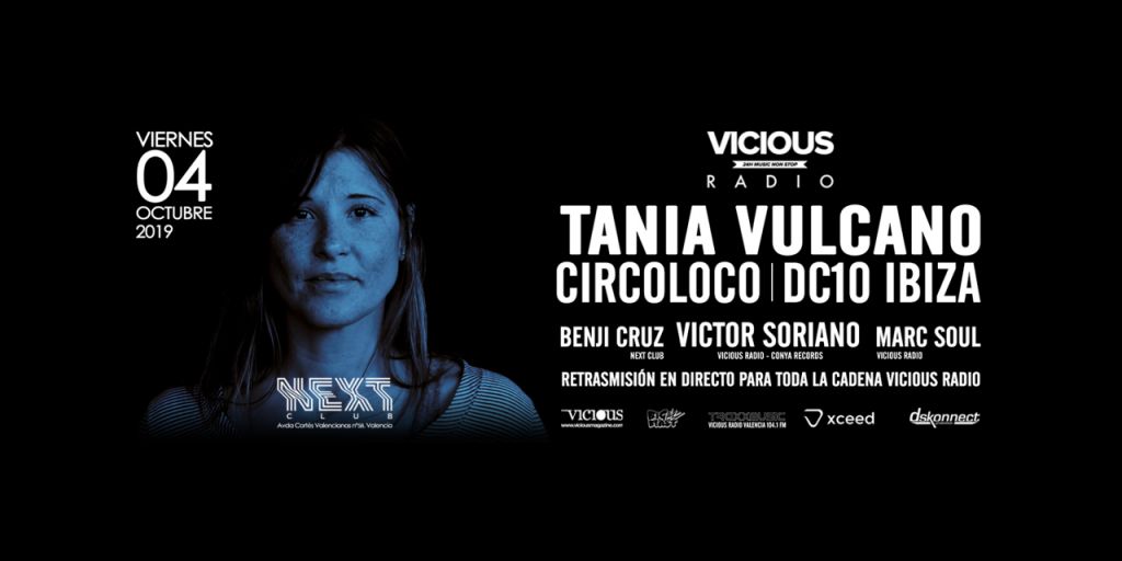  La indiscutible Primera Dama de CIRCOLOCO y Reina de DC10 Ibiza, TANIA VULCANO hoy en Valencia