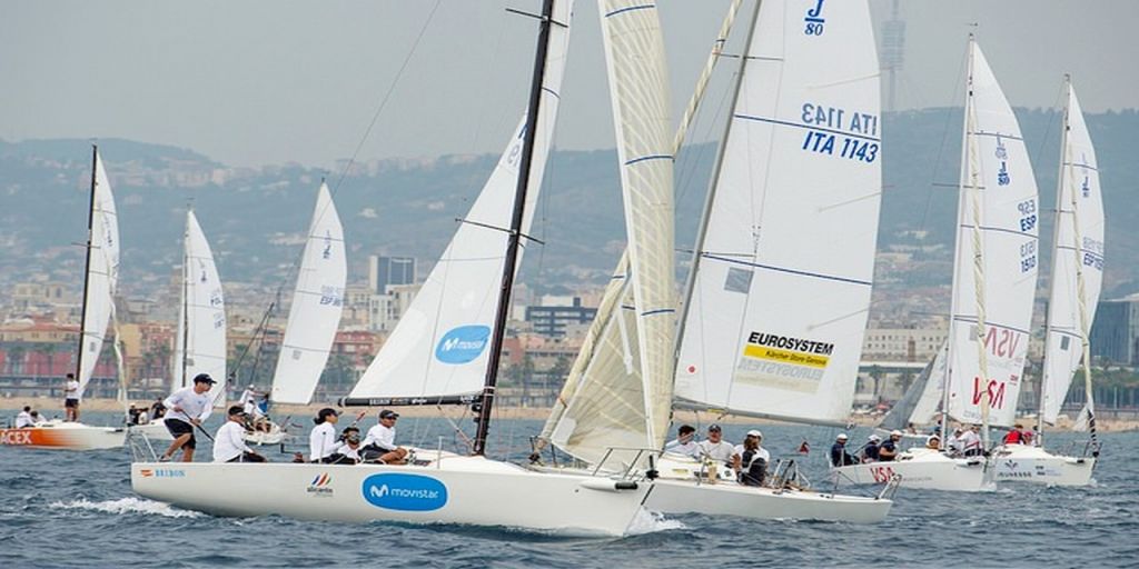  El J80 Bribon Movistar, vencedor del 44 Trofeo de vela Conde de Godó