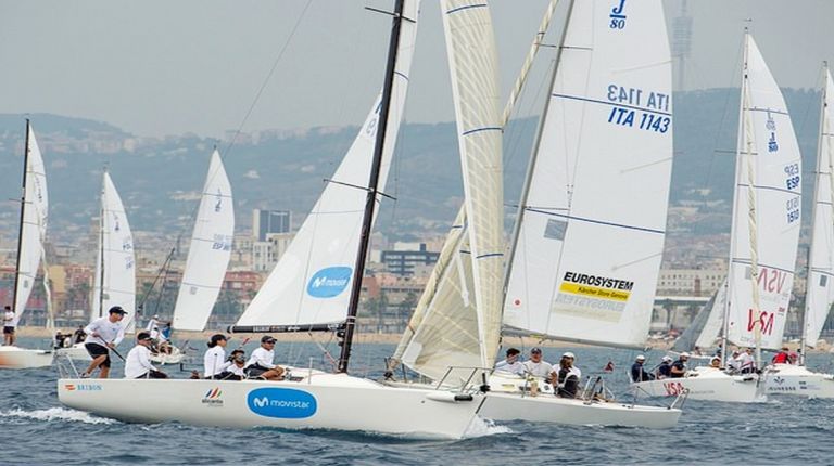 El J80 Bribon Movistar, vencedor del 44 Trofeo de vela Conde de Godó