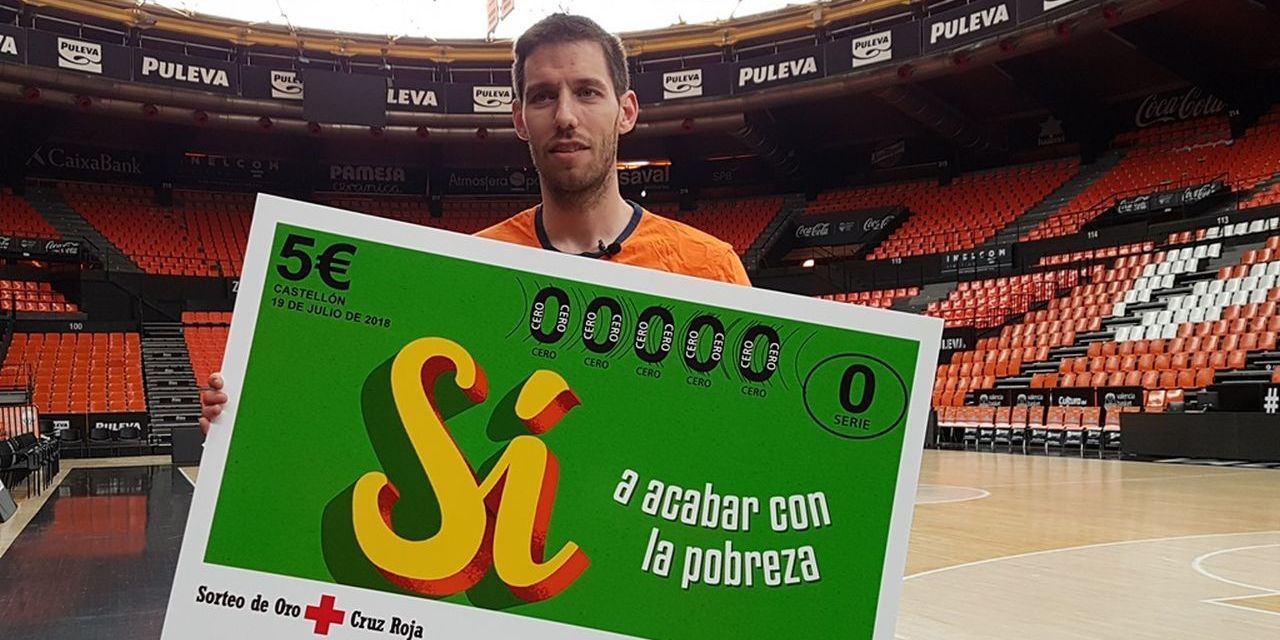  Cruz Roja presenta con el Valencia Basket  la campaña del Sorteo de Oro 2018