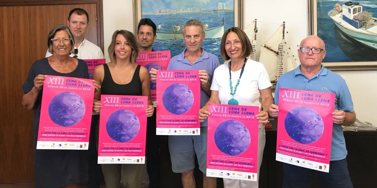  EL 25 DE AGOSTO LLEGA A SANTA POLA LA XIII CENA DE LA LUNA LLENA